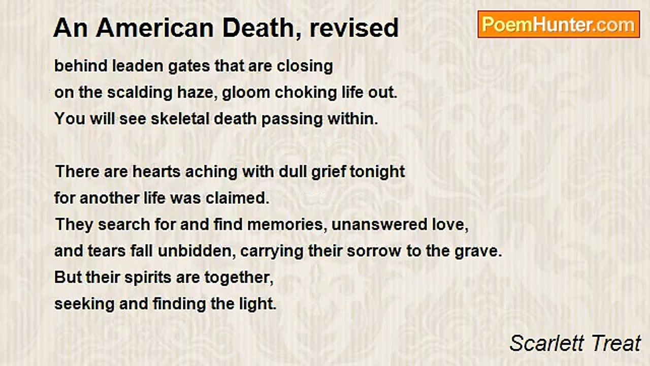 Scarlett Treat - An American Death, revised