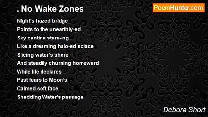 Debora Short - . No Wake Zones