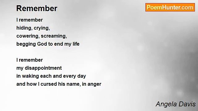 Angela Davis - Remember
