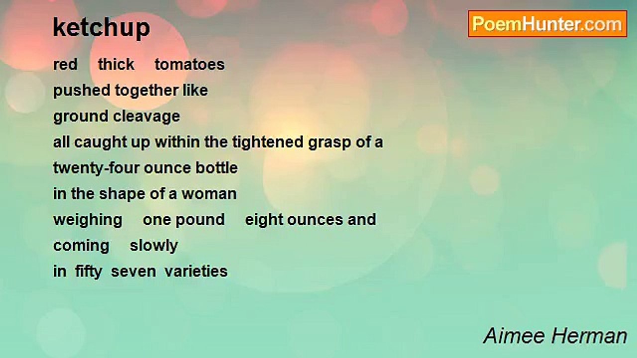 Aimee Herman - ketchup