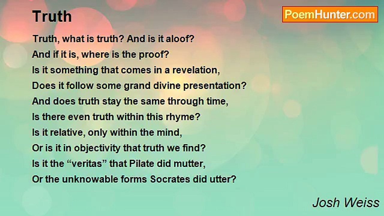 Josh Weiss - Truth