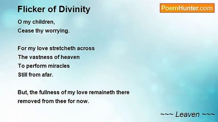 ~~~ Leaven ~~~ - Flicker of Divinity