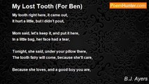 B.J. Ayers - My Lost Tooth (For Ben)