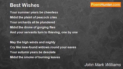 John Mark Williams - Best Wishes