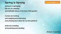 Alison Cassidy - Spring is Sprung