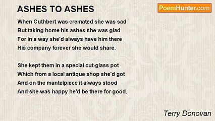 Terry Donovan - ASHES TO ASHES