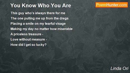 Linda Ori - You Know Who You Are