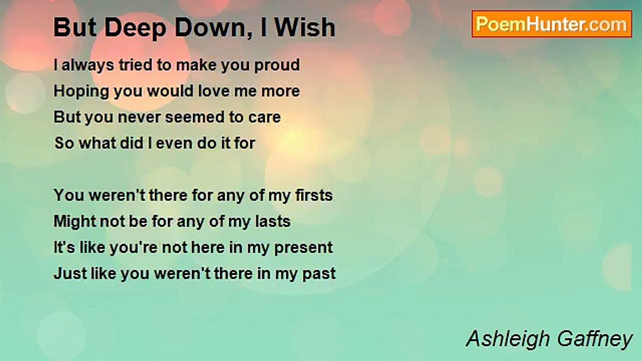 Ashleigh Gaffney - But Deep Down, I Wish