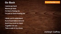 Ashleigh Gaffney - Go Back