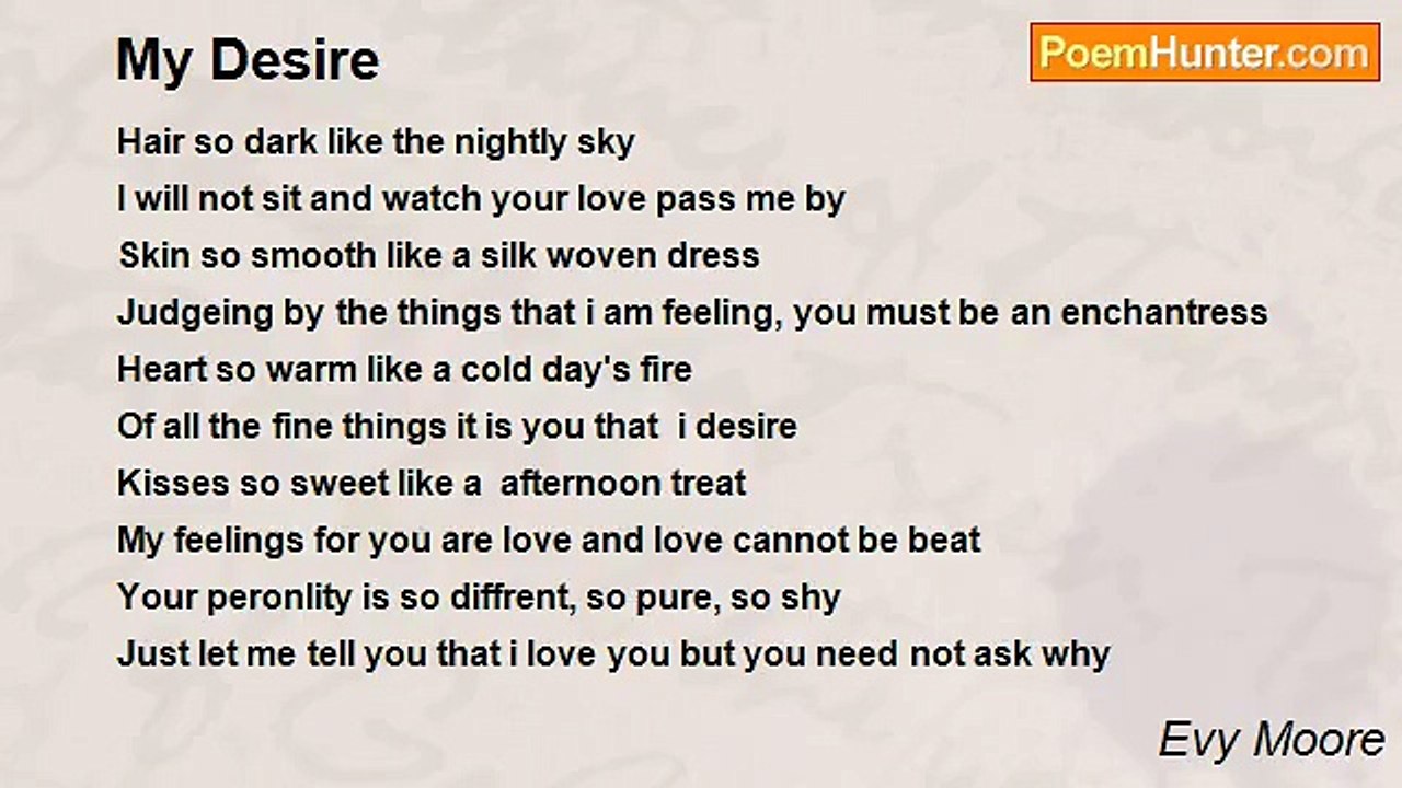 Evy Moore - My Desire
