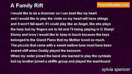 sylvia spencer - A Family Rift