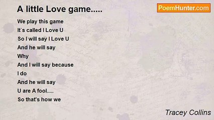 Tracey Collins - A little Love game.....