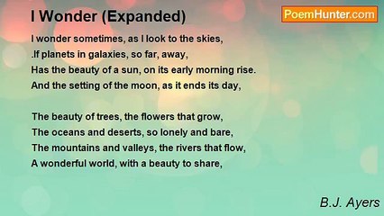 B.J. Ayers - I Wonder (Expanded)