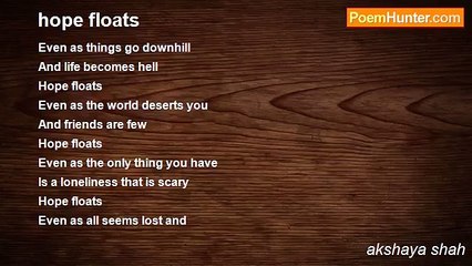 akshaya shah - hope floats