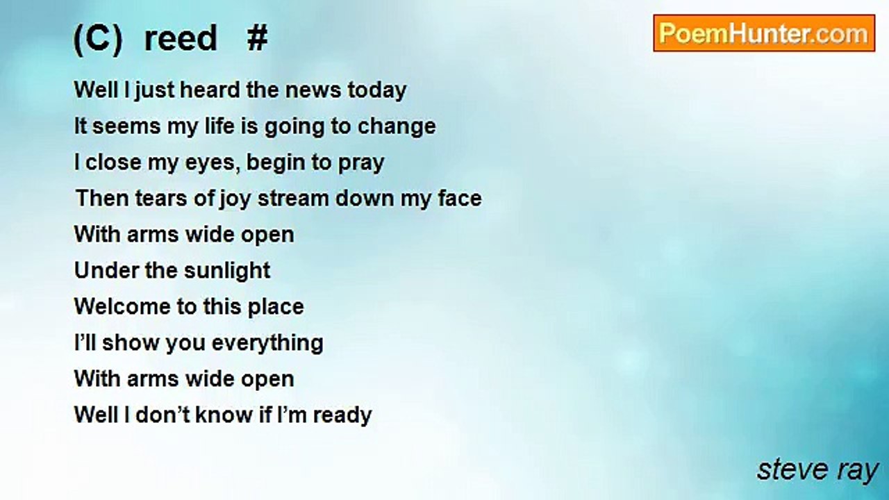 steve ray - (C)  reed   #