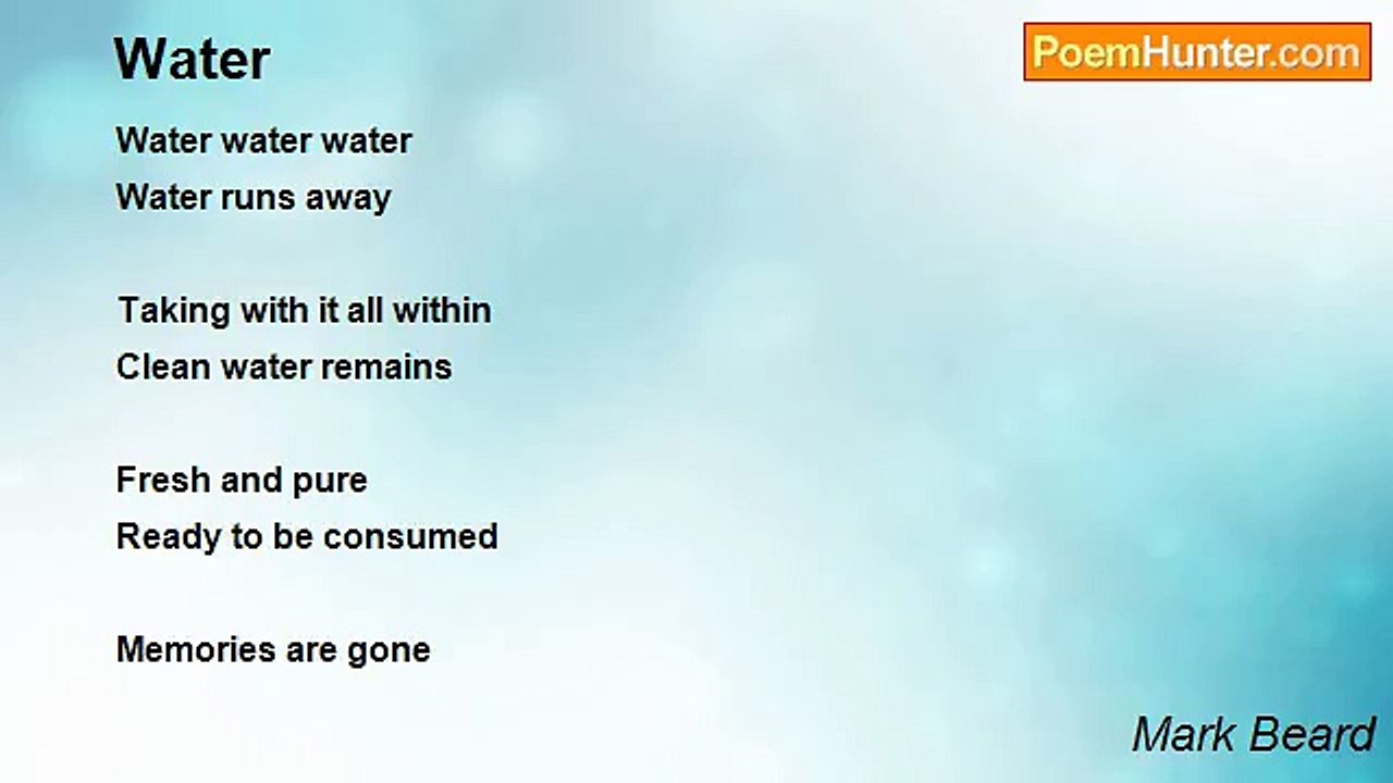 Mark Beard - Water