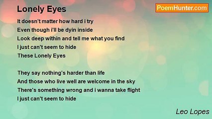 Leo Lopes - Lonely Eyes