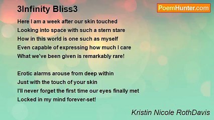 Kristin Nicole RothDavis - 3Infinity Bliss3