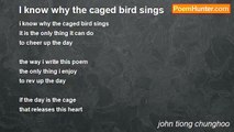 john tiong chunghoo - I know why the caged bird sings