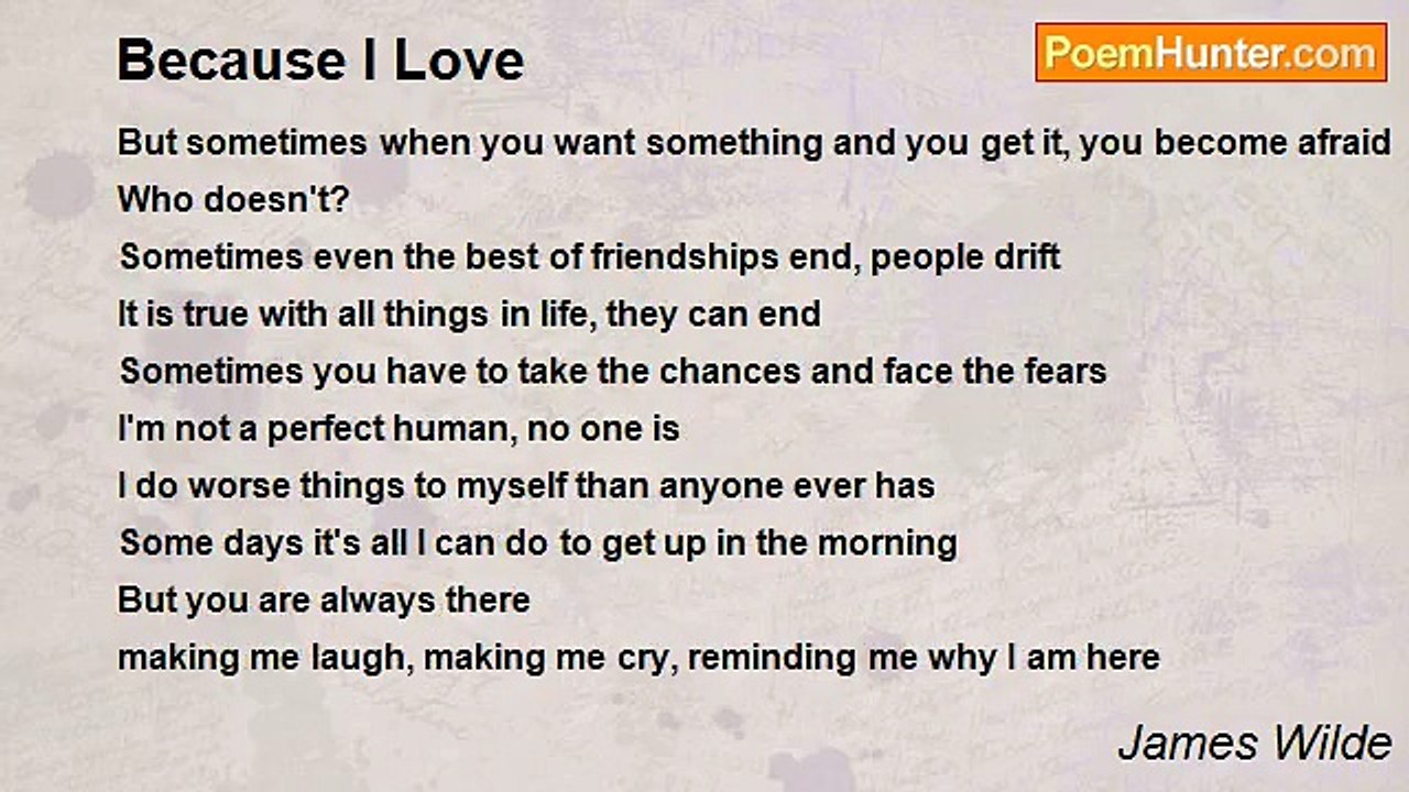 James Wilde - Because I Love