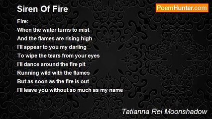 Tatianna Rei Moonshadow - Siren Of Fire
