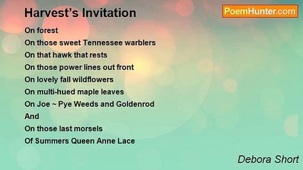 Debora Short - Harvest’s Invitation
