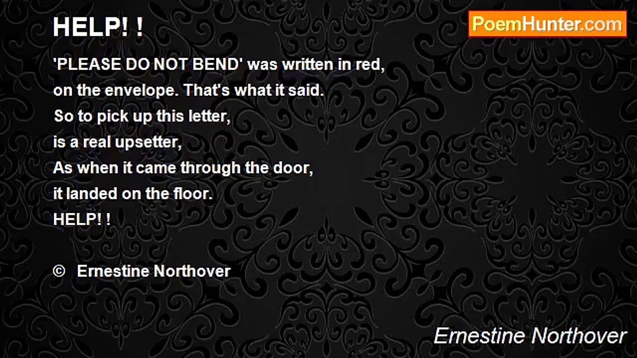 Ernestine Northover - HELP! !