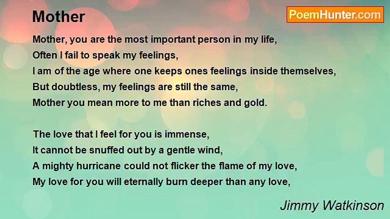Jimmy Watkinson - Mother