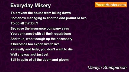 Marilyn Shepperson - Everyday Misery