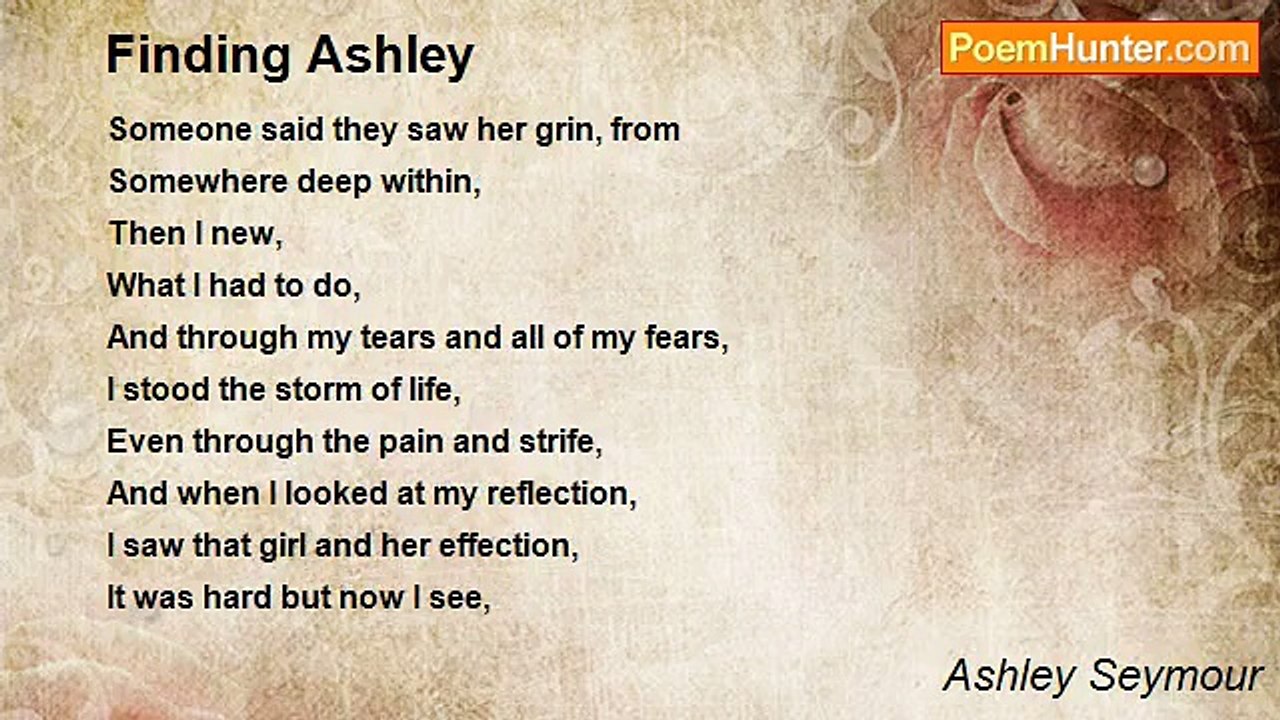 Ashley Seymour - Finding Ashley