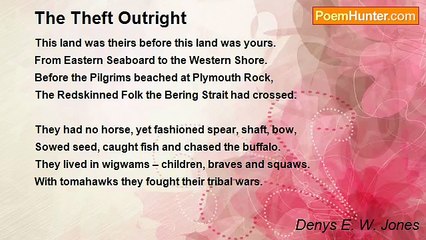 Denys E. W. Jones - The Theft Outright