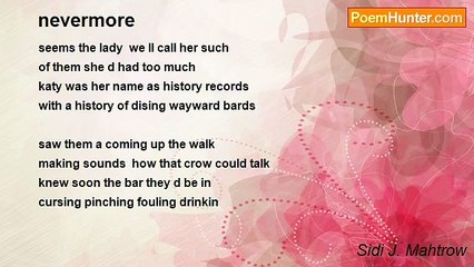 Sidi J. Mahtrow - nevermore