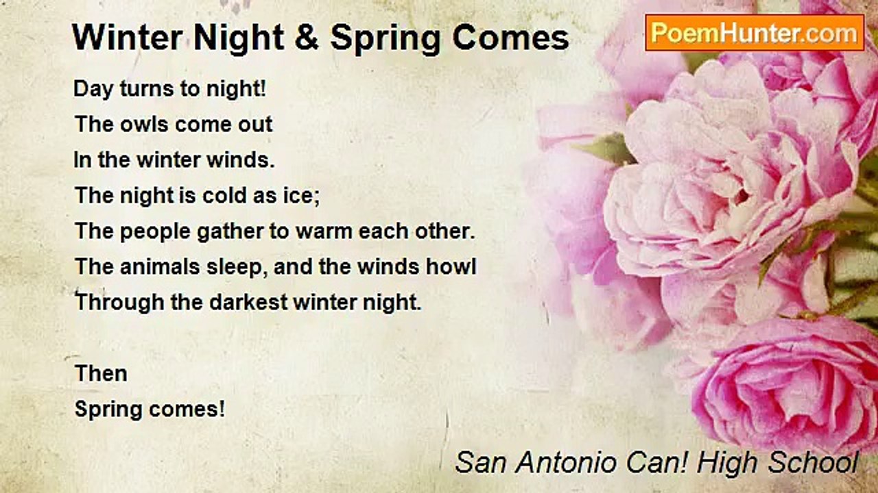 San Antonio Can! High School - Winter Night & Spring Comes