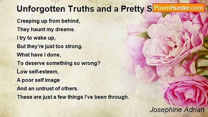 Josephine Adrian - Unforgotten Truths and a Pretty Smile