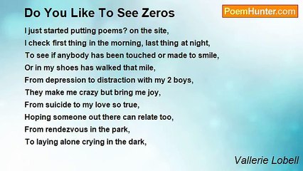 Vallerie Lobell - Do You Like To See Zeros