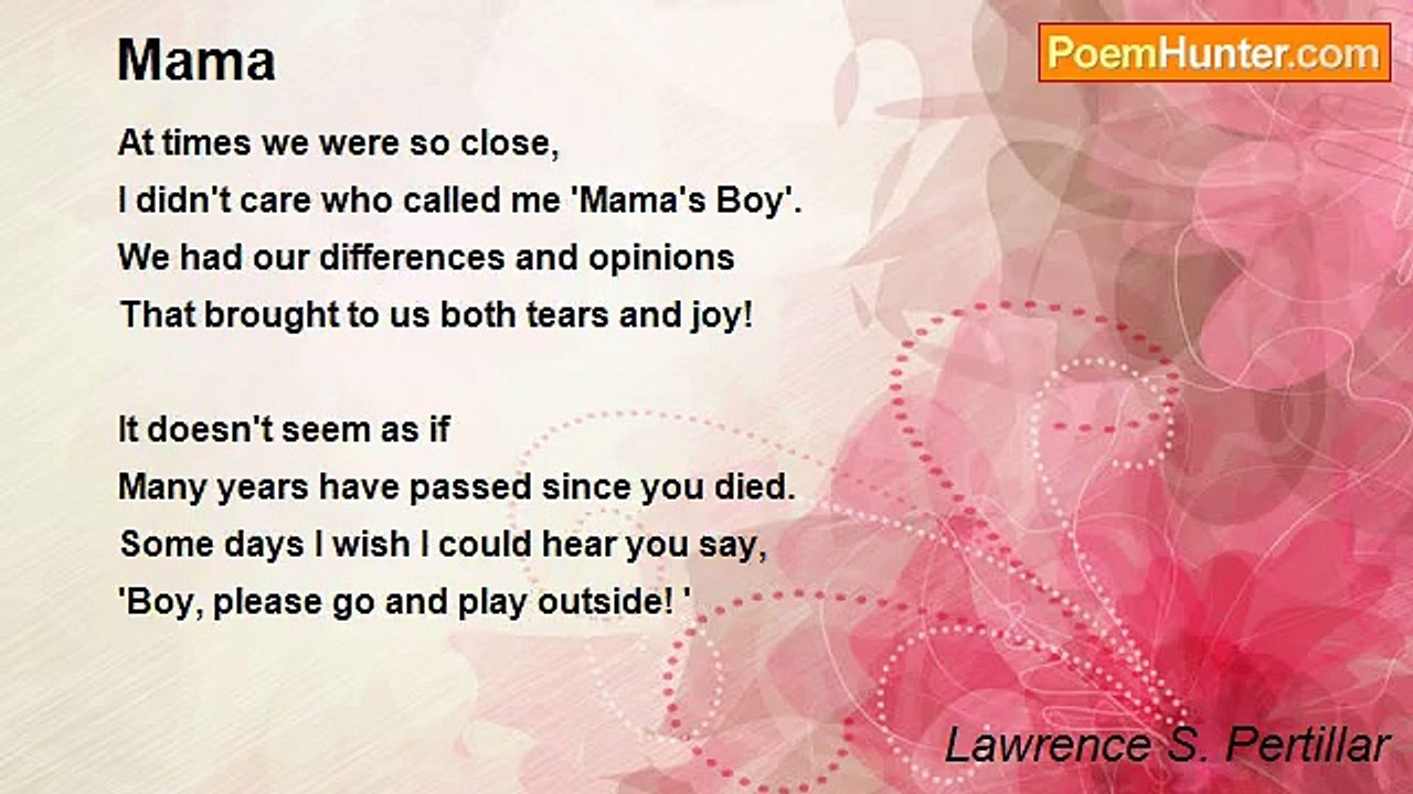 Lawrence S. Pertillar - Mama