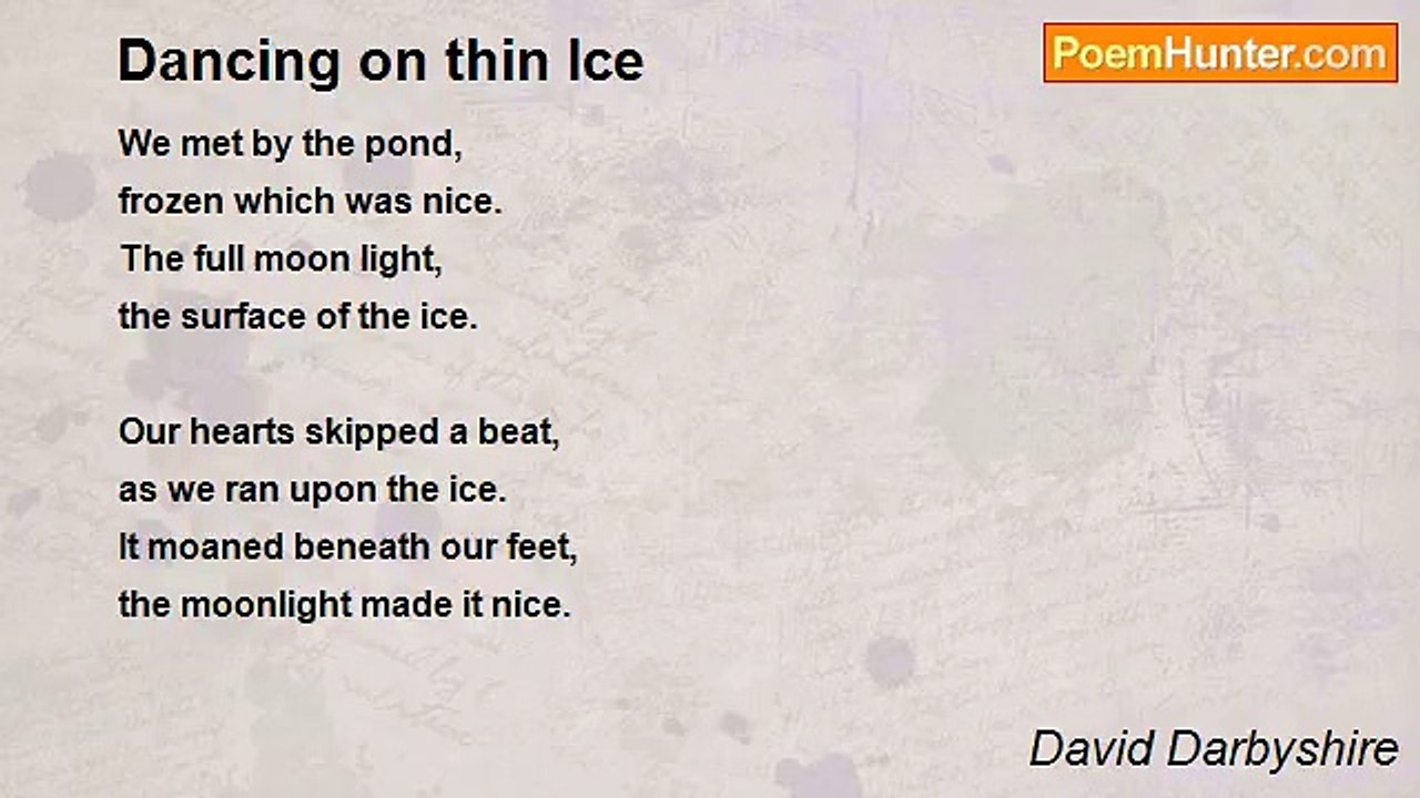 David Darbyshire - Dancing on thin Ice