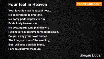 Megan Dugan - Four feet in Heaven