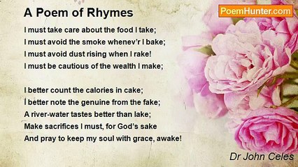 Dr John Celes - A Poem of Rhymes
