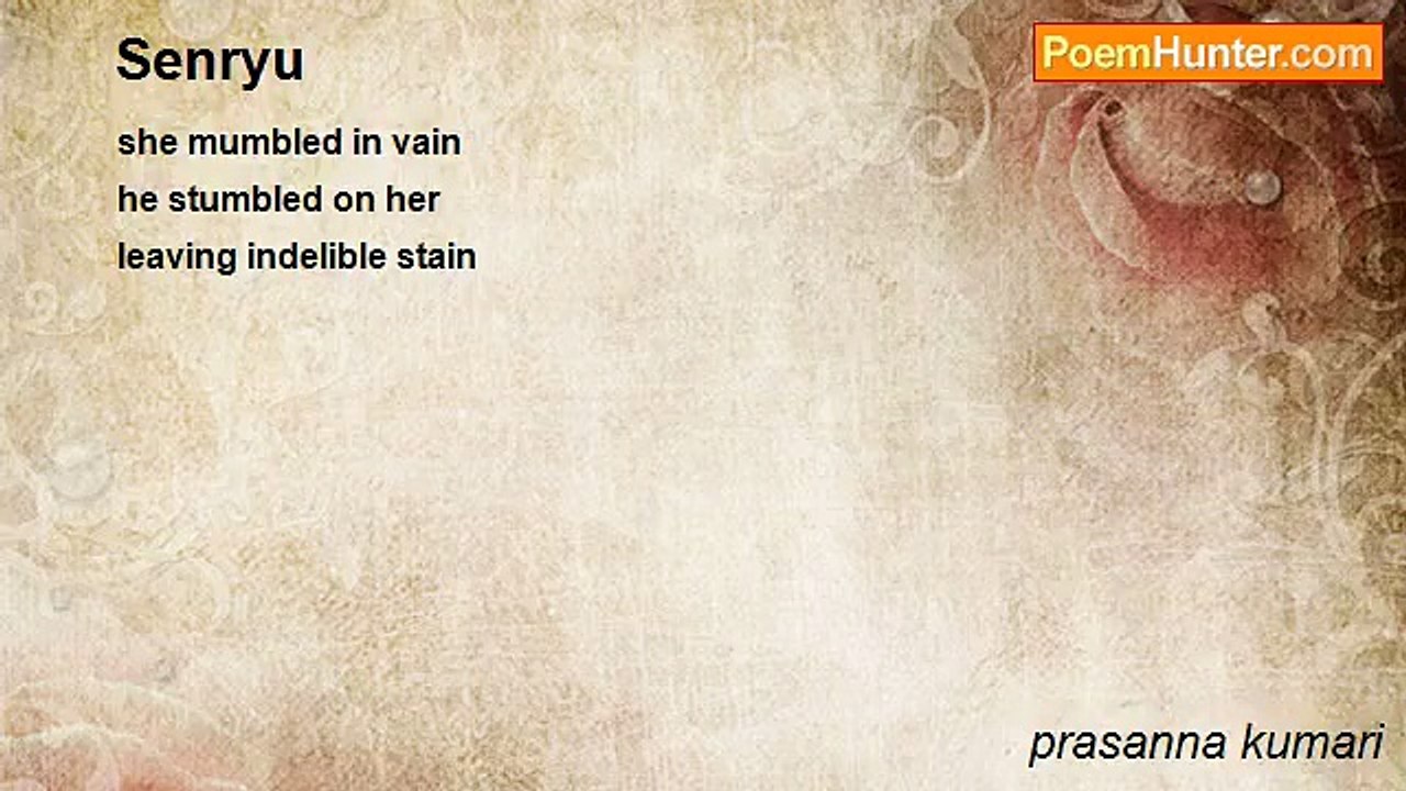 prasanna kumari - Senryu