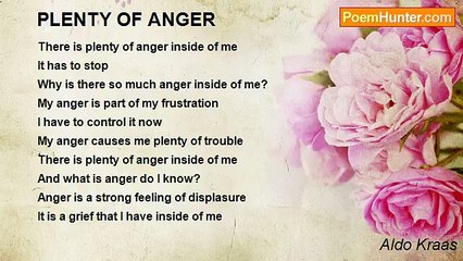 Aldo Kraas - PLENTY OF ANGER