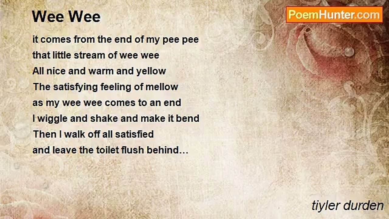 tiyler durden - Wee Wee