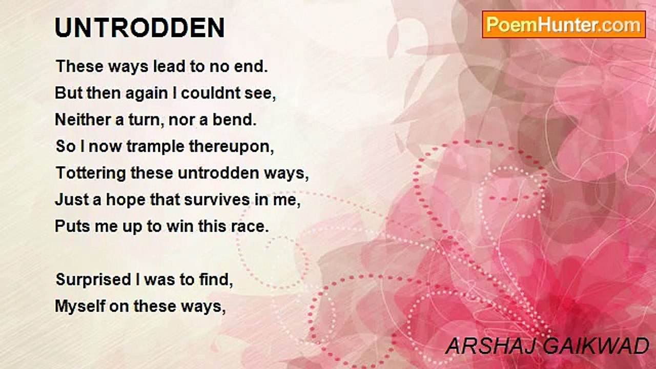 ARSHAJ GAIKWAD - UNTRODDEN