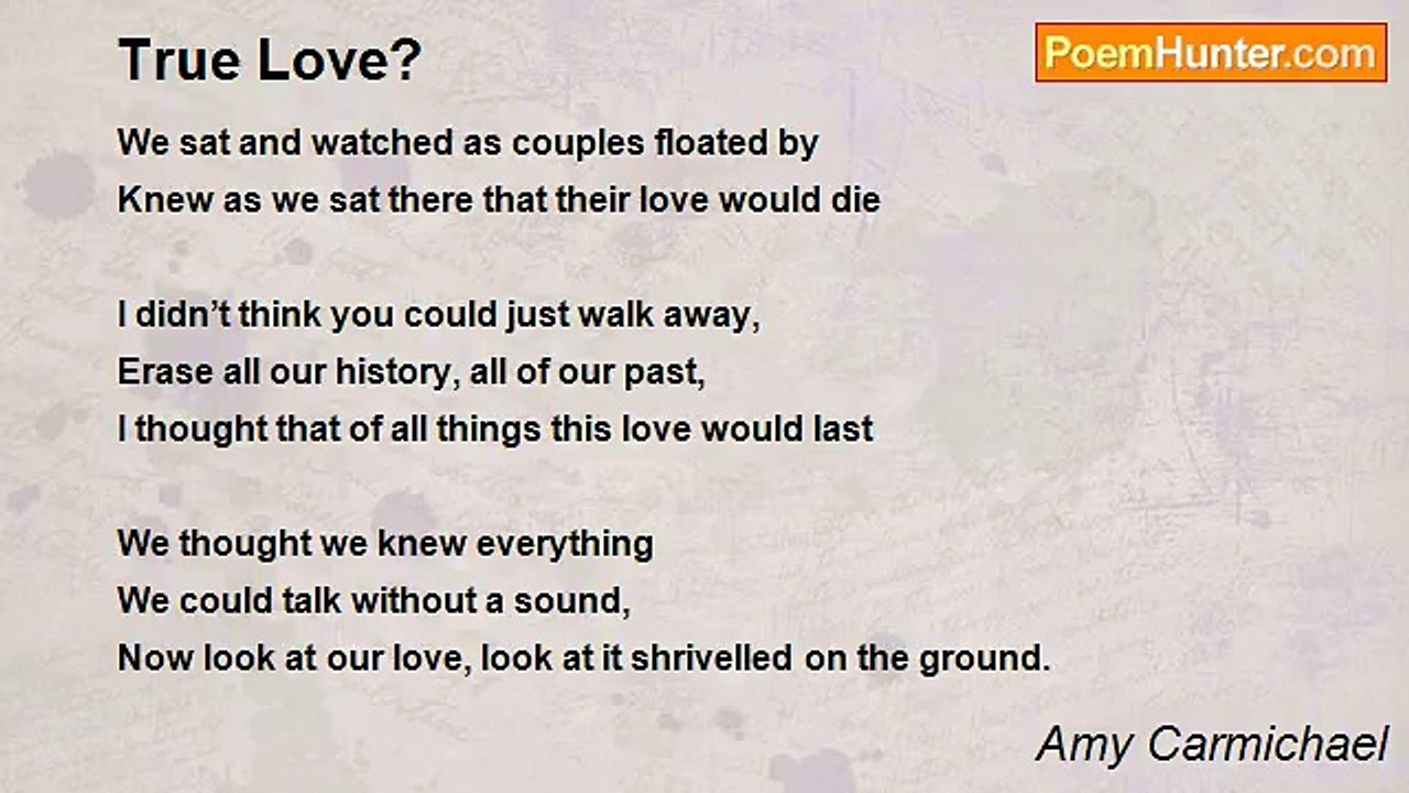 Amy Carmichael - True Love?