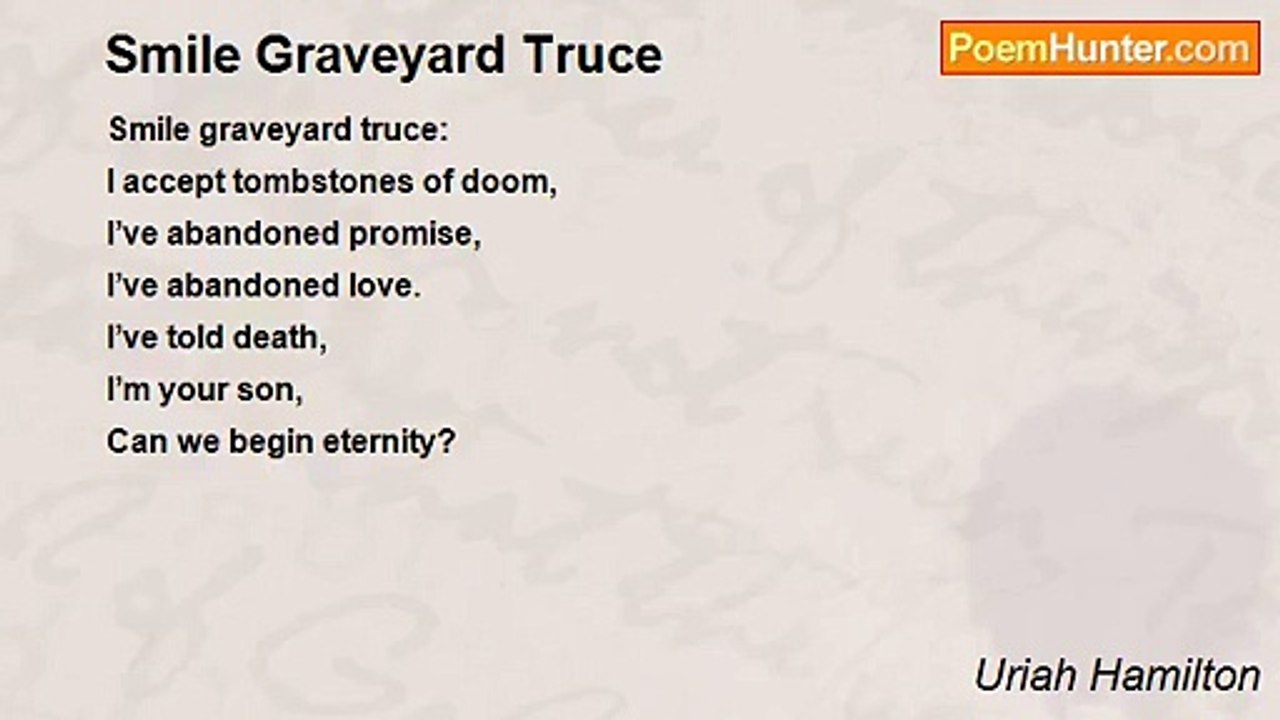 Uriah Hamilton - Smile Graveyard Truce