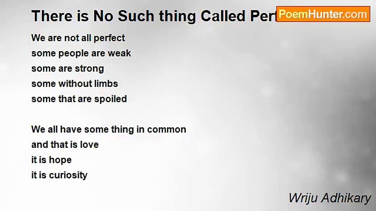 Wriju Adhikary - There is No Such thing Called...