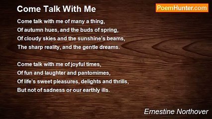 Ernestine Northover - Come Talk With Me