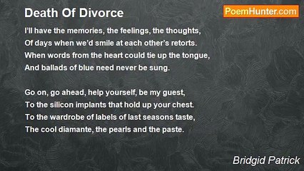 Bridgid Patrick - Death Of Divorce