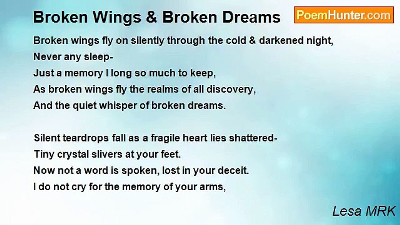 Lesa MRK - Broken Wings & Broken Dreams