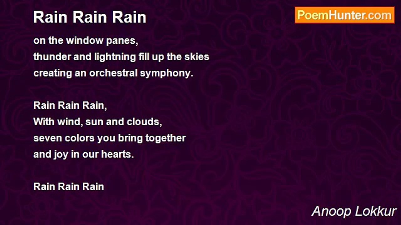 Anoop Lokkur - Rain Rain Rain